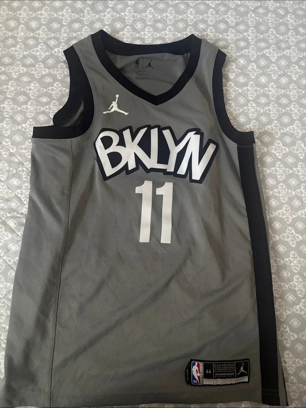 Jordan Gray BKLYN #11 Basketball Jersey with Black Trim